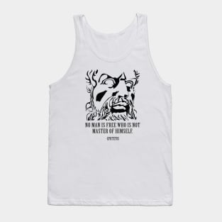 No Man Is Free Who Is Not Master Of Himself. Tank Top